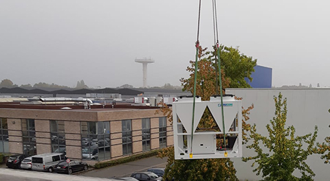 Nieuwsbericht: Een nieuwe koelmachine voor Biocartis in België